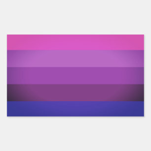 Pegatina Rectangular Bandera alternativa del orgullo transgénero
