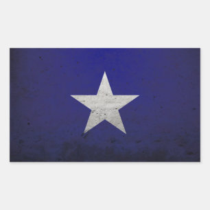 Pegatina Rectangular Bandera azul Bonnie