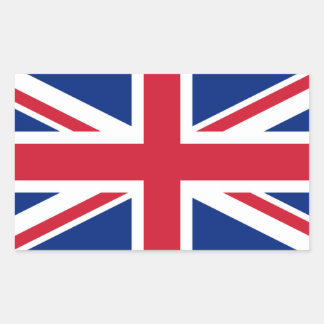 Pegatina Rectangular Bandera británica, Bandera del Reino Unido