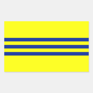 Pegatina Rectangular Bandera cochina