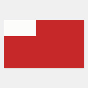 Pegatina Rectangular Bandera de Abu Dhabi - UAE/u.a.e. United Arab