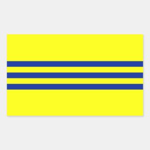 Pegatina Rectangular bandera de Cochinchina