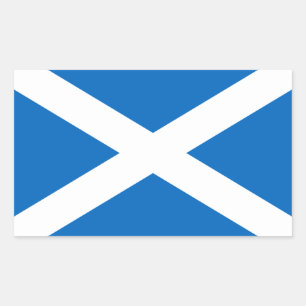 Pegatina Rectangular Bandera de Escocia