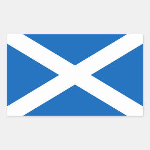 Pegatina Rectangular Bandera de Escocia