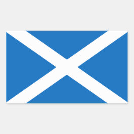 Pegatina Rectangular Bandera de Escocia