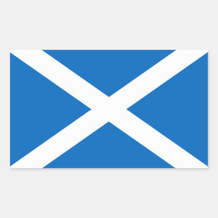 Pegatina Rectangular Bandera de Escocia