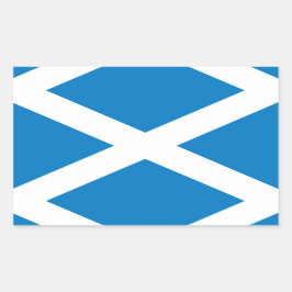 Pegatina Rectangular Bandera de Escocia