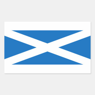 Pegatina Rectangular Bandera de Escocia - Bratach na h-Alba
