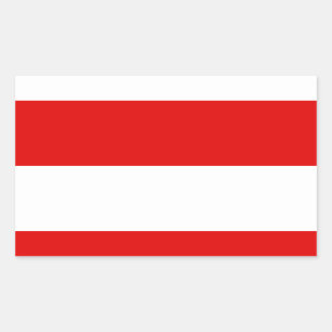 Pegatina Rectangular Bandera de Hesse