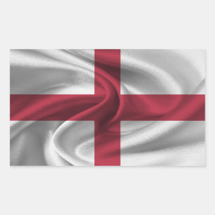 Pegatina Rectangular Bandera de Inglaterra