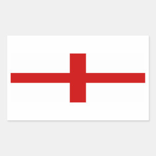 Pegatina Rectangular Bandera de Inglaterra