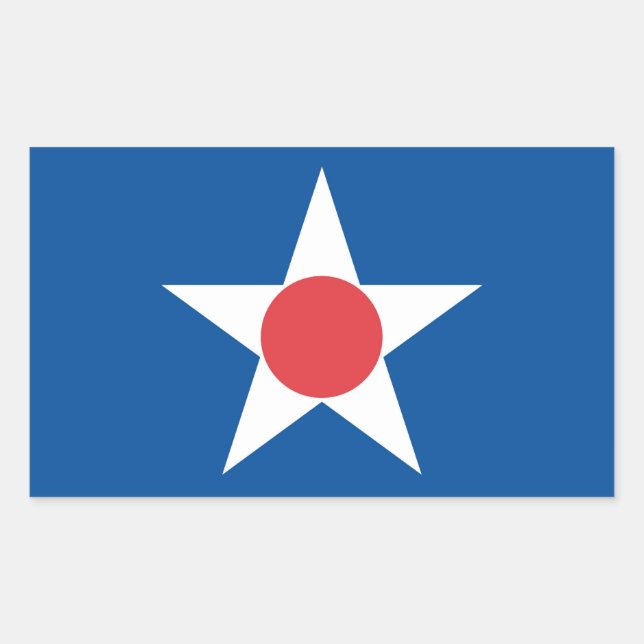 Pegatina Rectangular Bandera de la ciudad de Asahikawa Prefectura de Ho (Anverso)