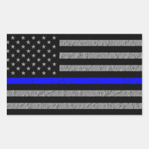 BANDERA DE LA DELGADA LÍNEA AZUL APOYO A LA POLICÍ