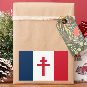 Pegatina Rectangular Bandera de la Francia Libre