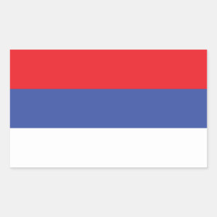 Pegatina Rectangular Bandera de la República Srpska