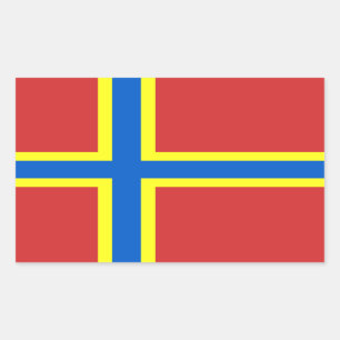 Pegatina Rectangular Bandera de las Orcadas