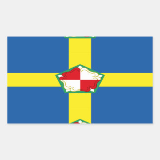 Pegatina Rectangular Bandera de Pembrokeshire
