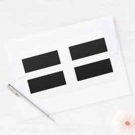 Pegatina Rectangular Bandera de San Pirata