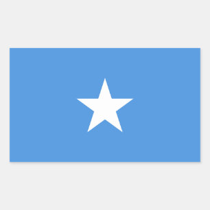 Pegatina Rectangular Bandera de Somalia