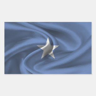 Pegatina Rectangular Bandera de Somalia