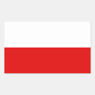 Pegatina Rectangular Bandera de Turingia