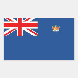 Pegatina Rectangular Bandera de Victoria del australiano