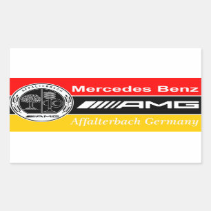 Pegatina Rectangular bandera del amg