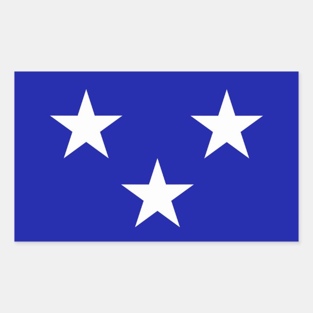 Pegatina Rectangular Bandera del condado de Moray Símbolo del reino uni (Anverso)