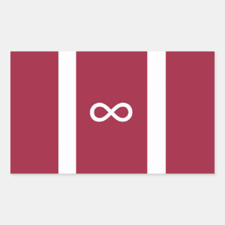 Pegatina Rectangular Bandera del orgullo autista