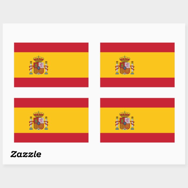 La bandera de España araña las garras de la bandera española' Pegatina