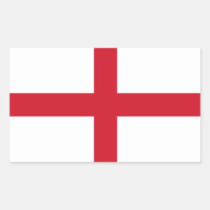 Pegatina Rectangular Bandera inglesa