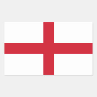 Pegatina Rectangular Bandera inglesa