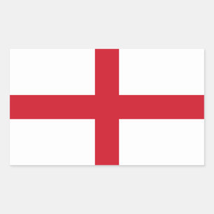 Pegatina Rectangular Bandera inglesa