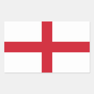 Pegatina Rectangular Bandera inglesa