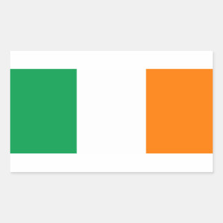 PEGATINA RECTANGULAR BANDERA IRLANDA