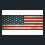 Pegatina Rectangular Bandera Patriótica Americana Vintage<br><div class="desc">Siéntase libre de modificar el diseño según sus propias preferencias. Puede cambiar la ubicación del diseño, la orientación, los colores de fondo y el tamaño. Además, puede agregar su propio texto, o el eslogan establezca su tipo de letra, ubicación y tamaño, todo para crear el último regalo personal para usted...</div>