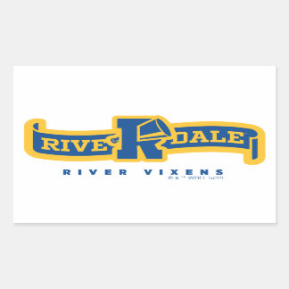 Pegatina Rectangular Banner del río Riverdale Vixens
