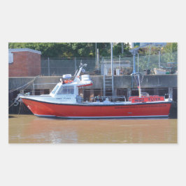 Pegatina Rectangular Barco Chárter High Flyer