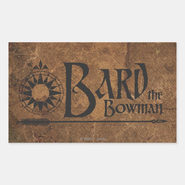 PEGATINA RECTANGULAR BARD THE BOWMAN™ (Anverso)