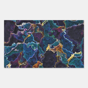 Pegatina Rectangular Barrido de petróleo