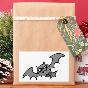 Pegatina Rectangular Bate malvado