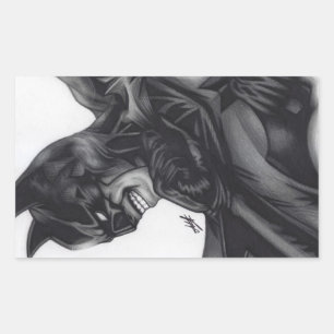 Pegatina Rectangular Batman ~ Bruce Wayne