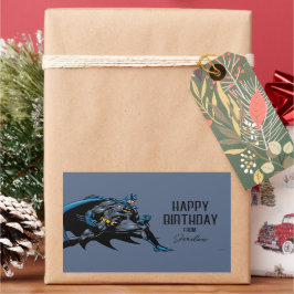 Pegatina Rectangular Batman Fists | Cumpleaños feliz