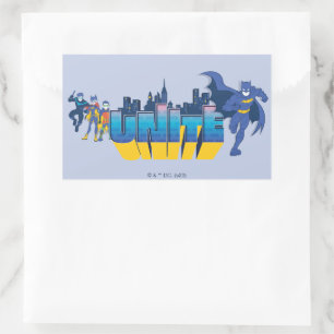 Pegatina Rectangular Batman   UNITE