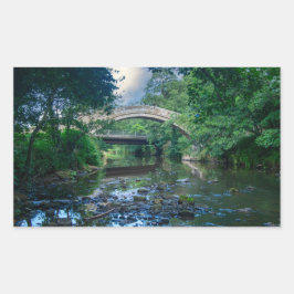 Pegatina Rectangular Beggar's Bridge, Glaisdale