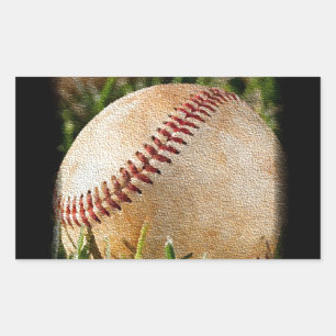 Pegatina Rectangular Béisbol