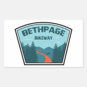 Pegatina Rectangular Bethpage Bikeway