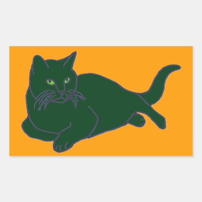Pegatina Rectangular BH Kitty pegatinas (Anverso)