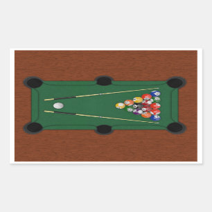 Pegatina Rectangular Billiards
