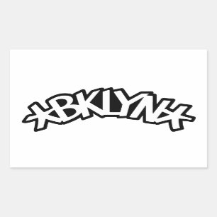Pegatina Rectangular BKLYN - Nets Basketball